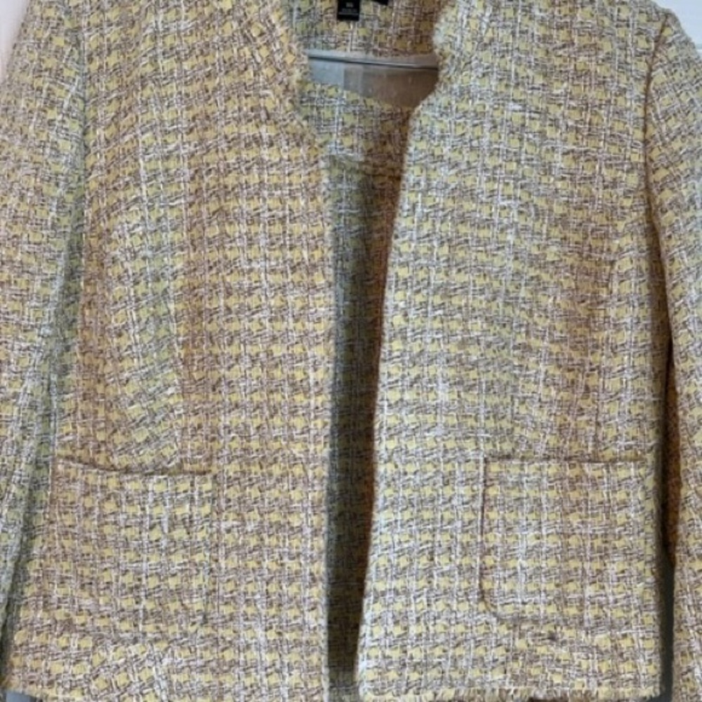 Ann Taylor tweed skirt suit